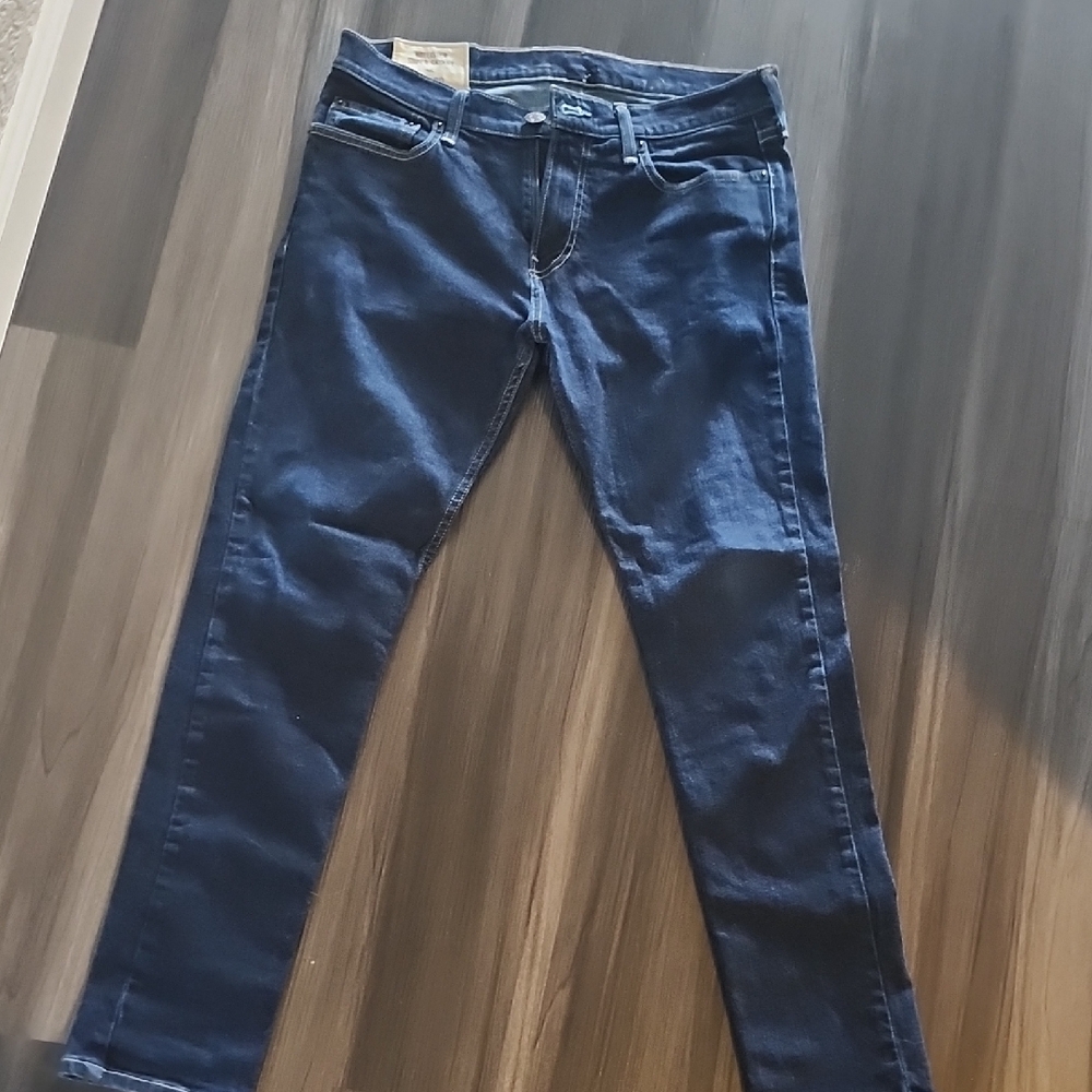 Hollister Navy Skinny Jeans - Stretch Denim